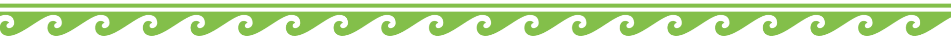 Green wave pattern design.