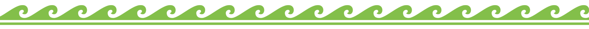 Green wave pattern design.